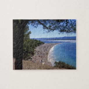 Kroatië, Brac Island, Bol, Golden Cape Beach Legpuzzel