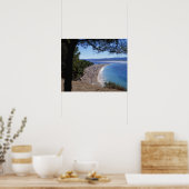 Kroatië, Brac Island, Bol, Golden Cape Beach Poster (Keuken)