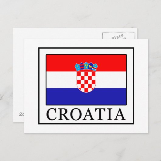 Kroatië Briefkaart (Voorkant / Achterkant)