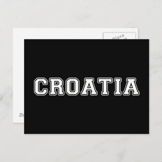 Kroatië Briefkaart (Voorkant / Achterkant)