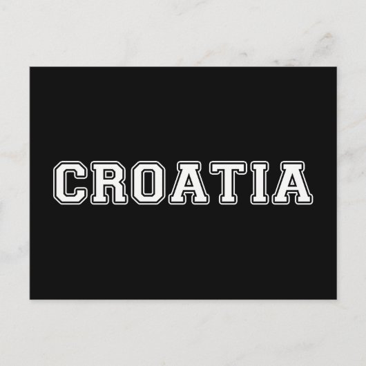 Kroatië Briefkaart (Voorkant)