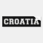 Kroatië Bumpersticker (Voorkant)