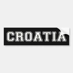 Kroatië Bumpersticker