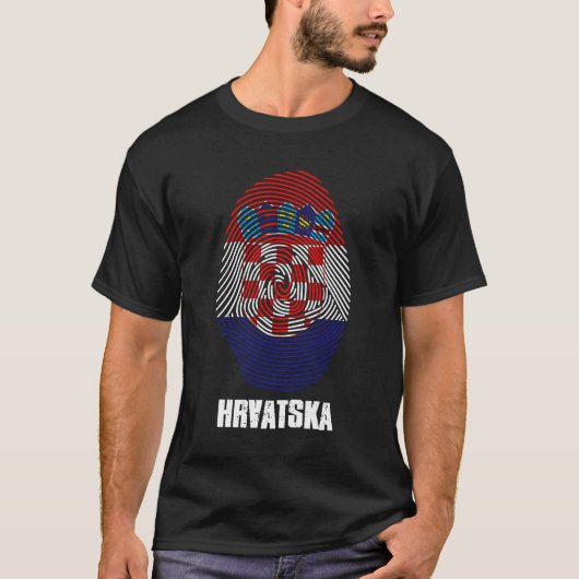 kroatië cadeauidee Zagreb Split joegoslavië T-shirt (Voorkant)