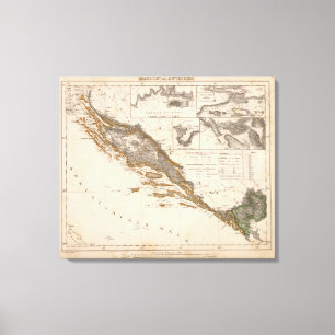 Kroatië Canvas Afdruk