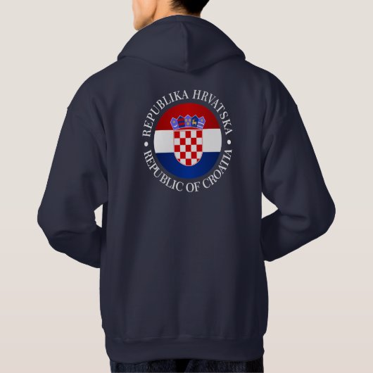 Kroatië (d) hoodie (Achterkant)