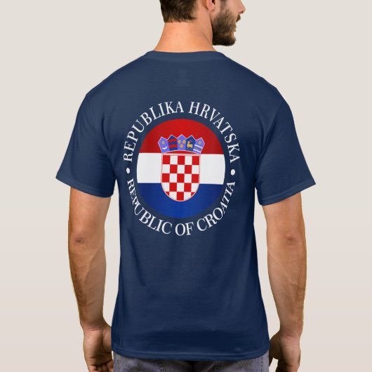 Kroatië (d) t-shirt (Achterkant)