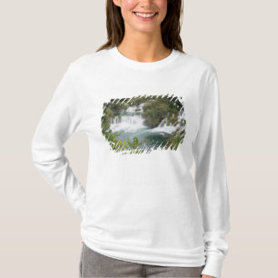 Kroatië, Dalmatië, Nationaal Park Krka-watervallen T-shirt