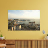 Kroatië, Dalmatië, Split. Uitzicht op Riva Canvas Afdruk (Insitu (Woonkamer))