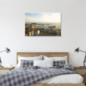Kroatië, Dalmatië, Split. Uitzicht op Riva Canvas Afdruk (Insitu (Slaapkamer))
