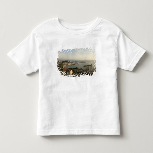 Kroatië, Dalmatië, Split. Uitzicht op Riva Kinder Shirts (Voorkant)