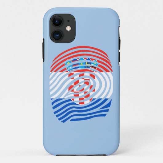 Kroatië DNA Case-Mate iPhone Case (Achterkant)