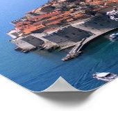 Kroatië - Dubrovnik - Poster (Hoek)
