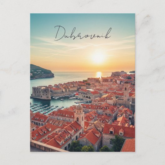 Kroatië Dubrovnik Reizen Briefkaart (Voorkant)
