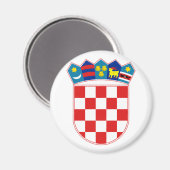 kroatië embleem magneet (Voorkant / Achterkant)