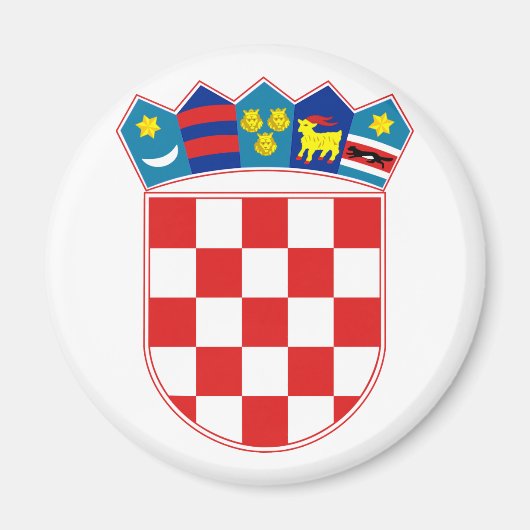 kroatië embleem magneet (Voorkant)