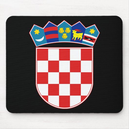 kroatië embleem muismat (Voorkant)