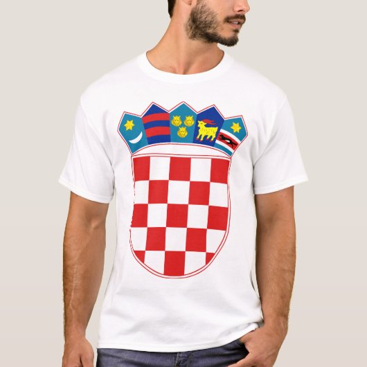 kroatië embleem t-shirt (Voorkant)
