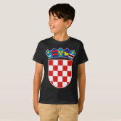 kroatië embleem t-shirt (Voorkant volledig)