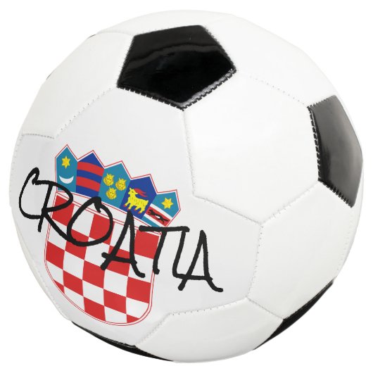 kroatië embleem voetbal (Drie kwart)