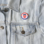 Kroatië Erfgoed Embleem Ronde Button 3,2 Cm (In situ)