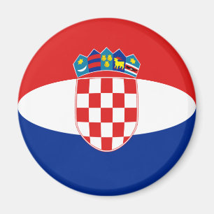 Kroatië Fisheye Flag Magnet