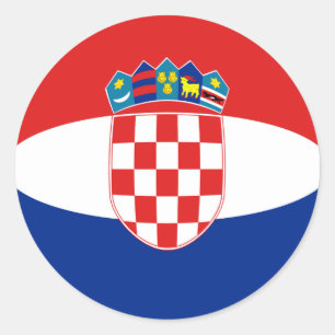 Kroatië Fisheye Vlag Sticker