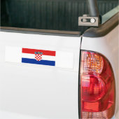 Kroatië Flag HR Hrvatska Bumpersticker (Op Truck)