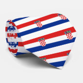 Kroatië Flag HR Hrvatska Stropdas (Opgerold)
