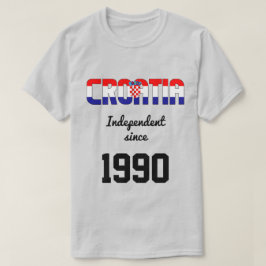 Kroatië Flag Independence Celebration T-shirt