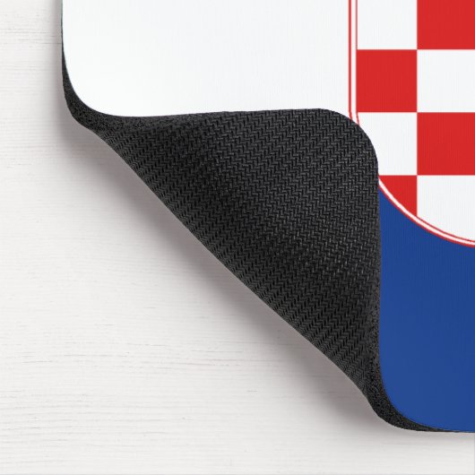 Kroatië Flag Mousepad Muismat (Hoek)