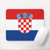 Kroatië Flag Mousepad Muismat (Met muis)