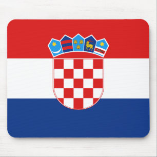 Kroatië Flag Mousepad Muismat