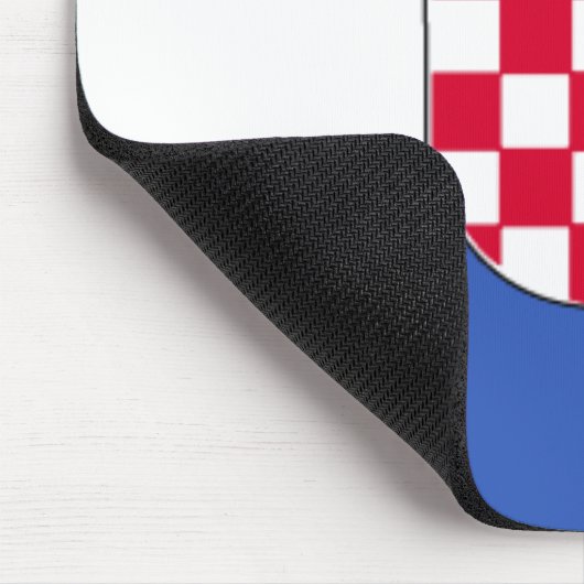 Kroatië Flag Mousepad Muismat (Hoek)