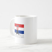 Kroatië Football Soccer National Team Coffee Mok (Voorkant links)