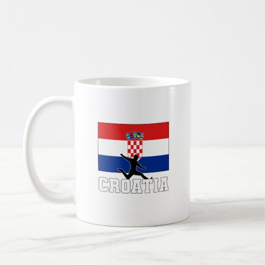 Kroatië Football Soccer National Team Coffee Mok (Links)