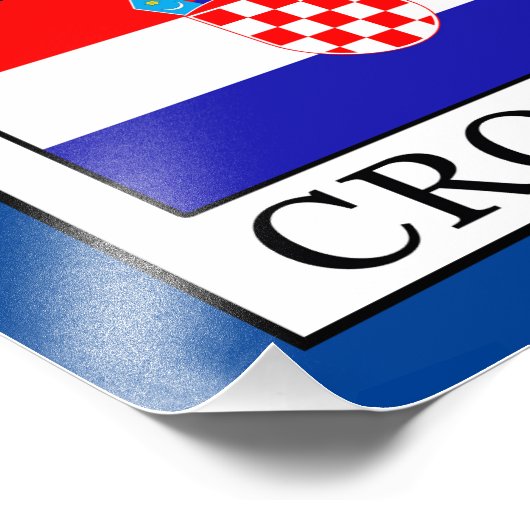 Kroatië Foto Afdruk (Hoek)