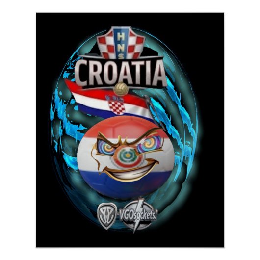Kroatië-GBall Perfect Poster (Voorkant)