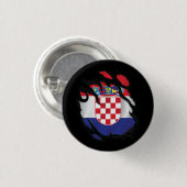 Kroatië Gekopieerde vlag Ronde Button 3,2 Cm (Voorkant /achterkant)