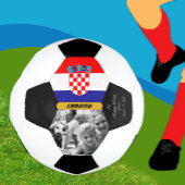Kroatië Gepersonaliseerd, Vlag, Foto Voetbal