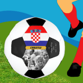 Kroatië Gepersonaliseerd, Vlag, Foto Voetbal