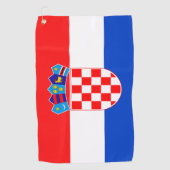 Kroatië Golfhanddoek (Voorkant)