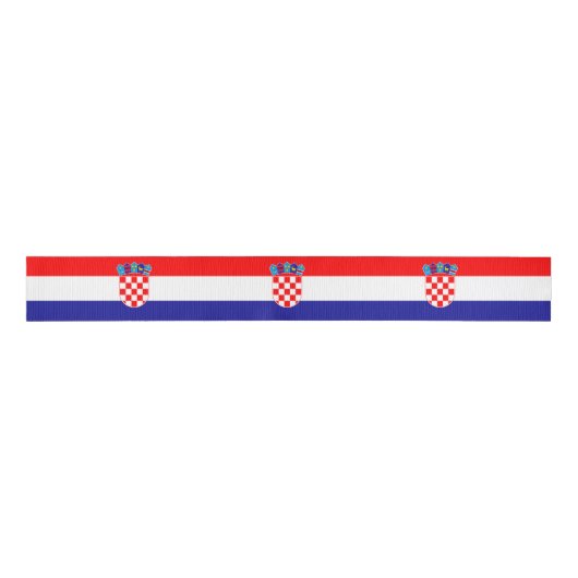 Kroatië Grosgrain Lint (Voorkant)