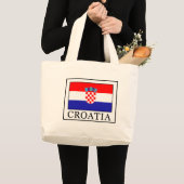 Kroatië Grote Tote Bag (Voorkant (product))
