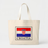 Kroatië Grote Tote Bag (Voorkant)