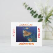 Kroatië - Hartvormig eiland Galešnjak Briefkaart (Staand voorkant)