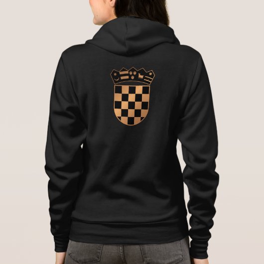 Kroatië Hoodie (Achterkant)