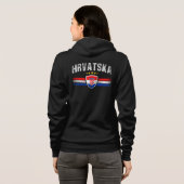 Kroatië Hoodie (Achterkant volledig)