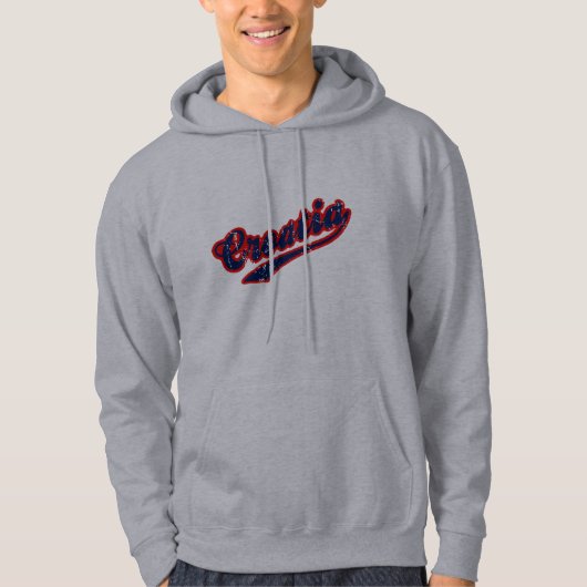 Kroatië Hoodie (Voorkant)
