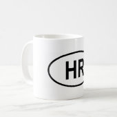 Kroatië "HR" Koffiemok (Voorkant links)